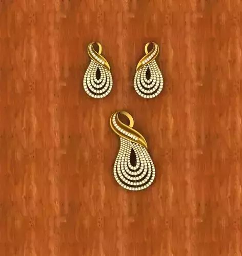 Pendent Set 3D model