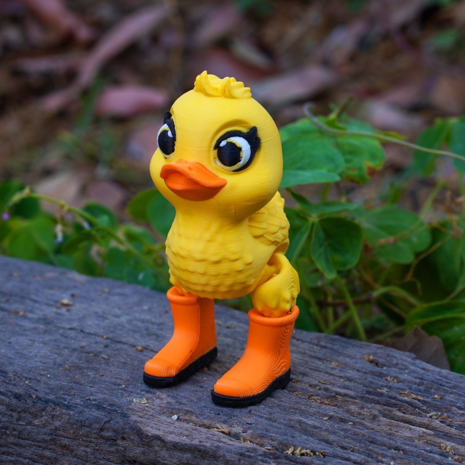 PRINT IN PLACE FLEXI DUCK WITH BOOTS 3D print model_2