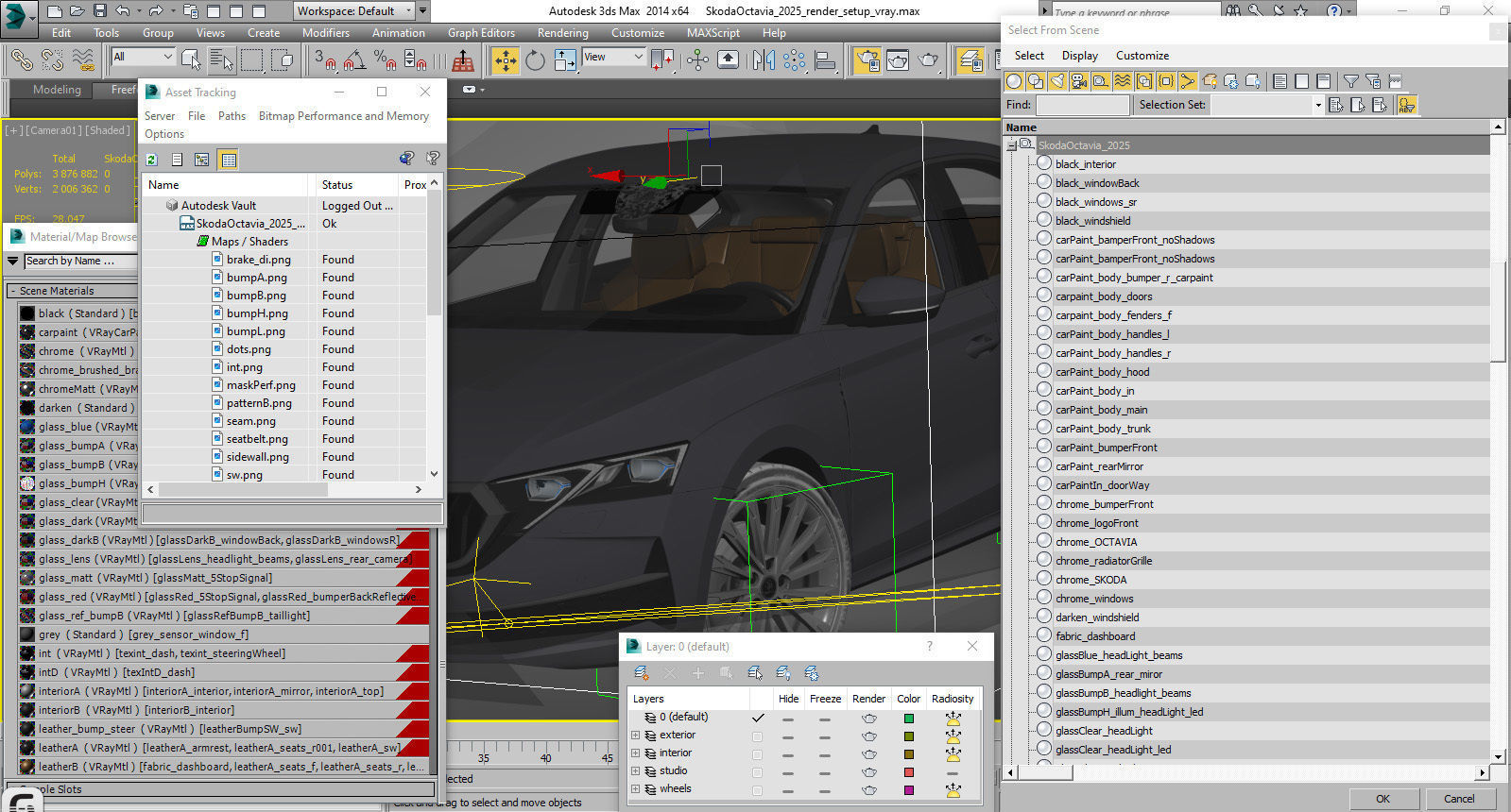 Skoda Octavia 2025 3D model_28