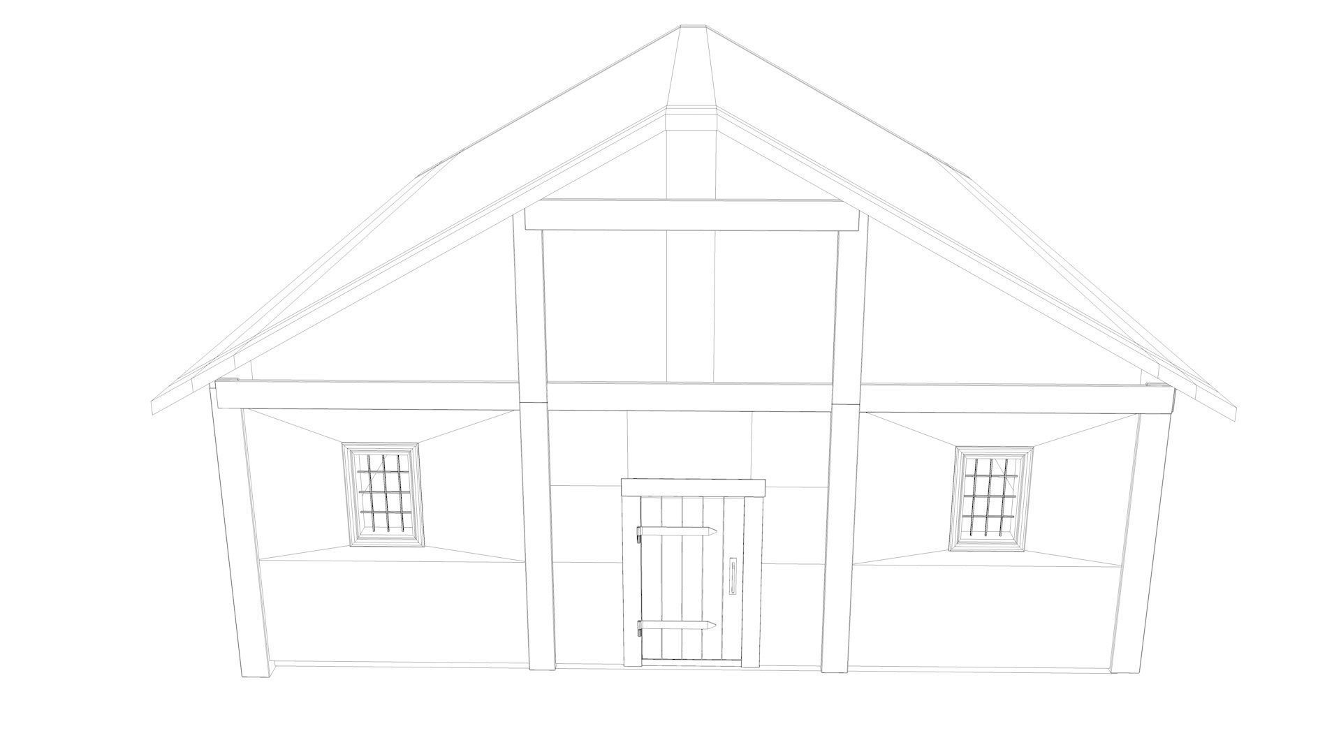 Medieval tavern props 06 3D model_4