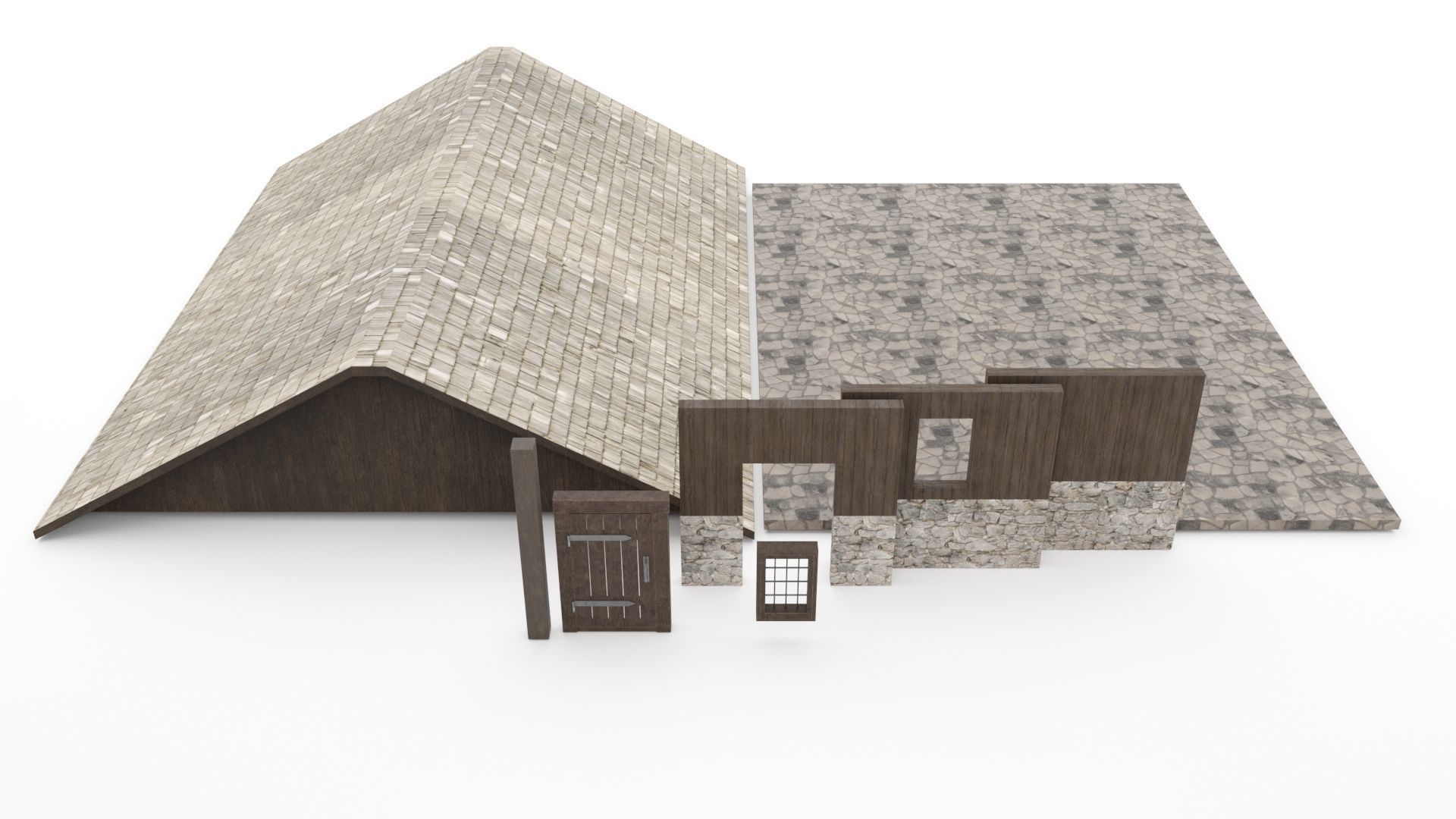 Medieval tavern props 06 3D model_13