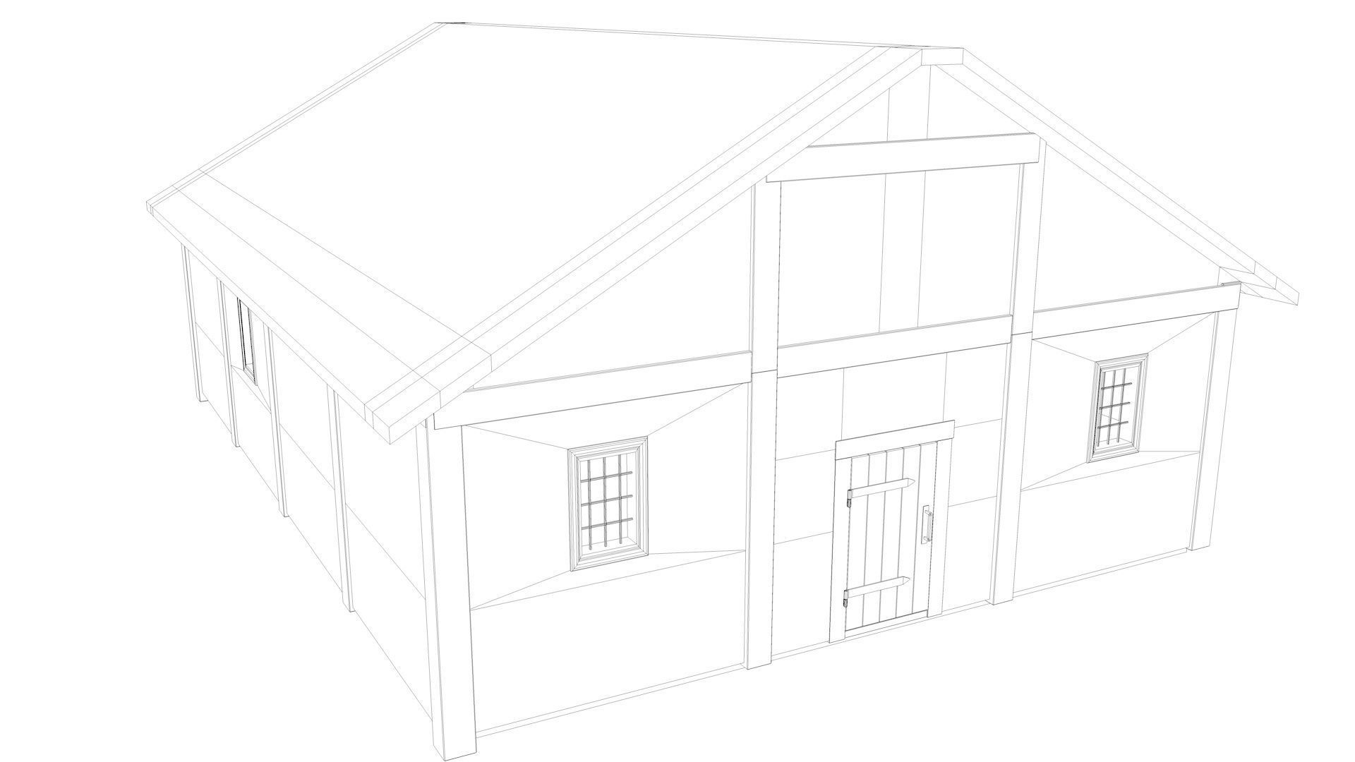 Medieval tavern props 06 3D model_2