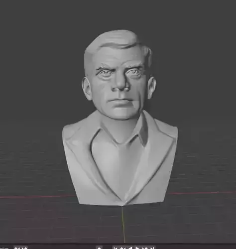 Milan Kundera 3D print model