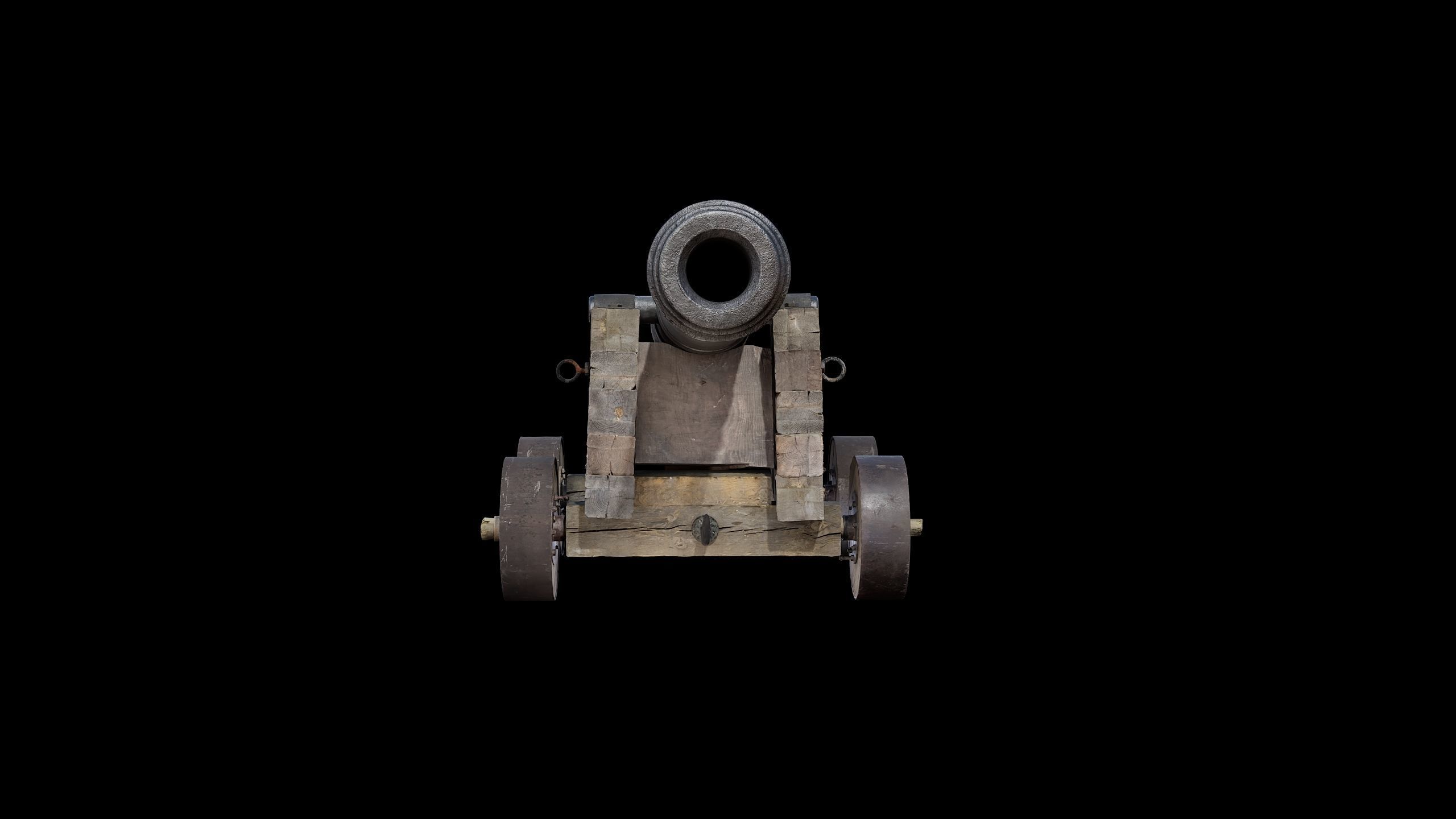 Cannon Naval 1 3D model_9