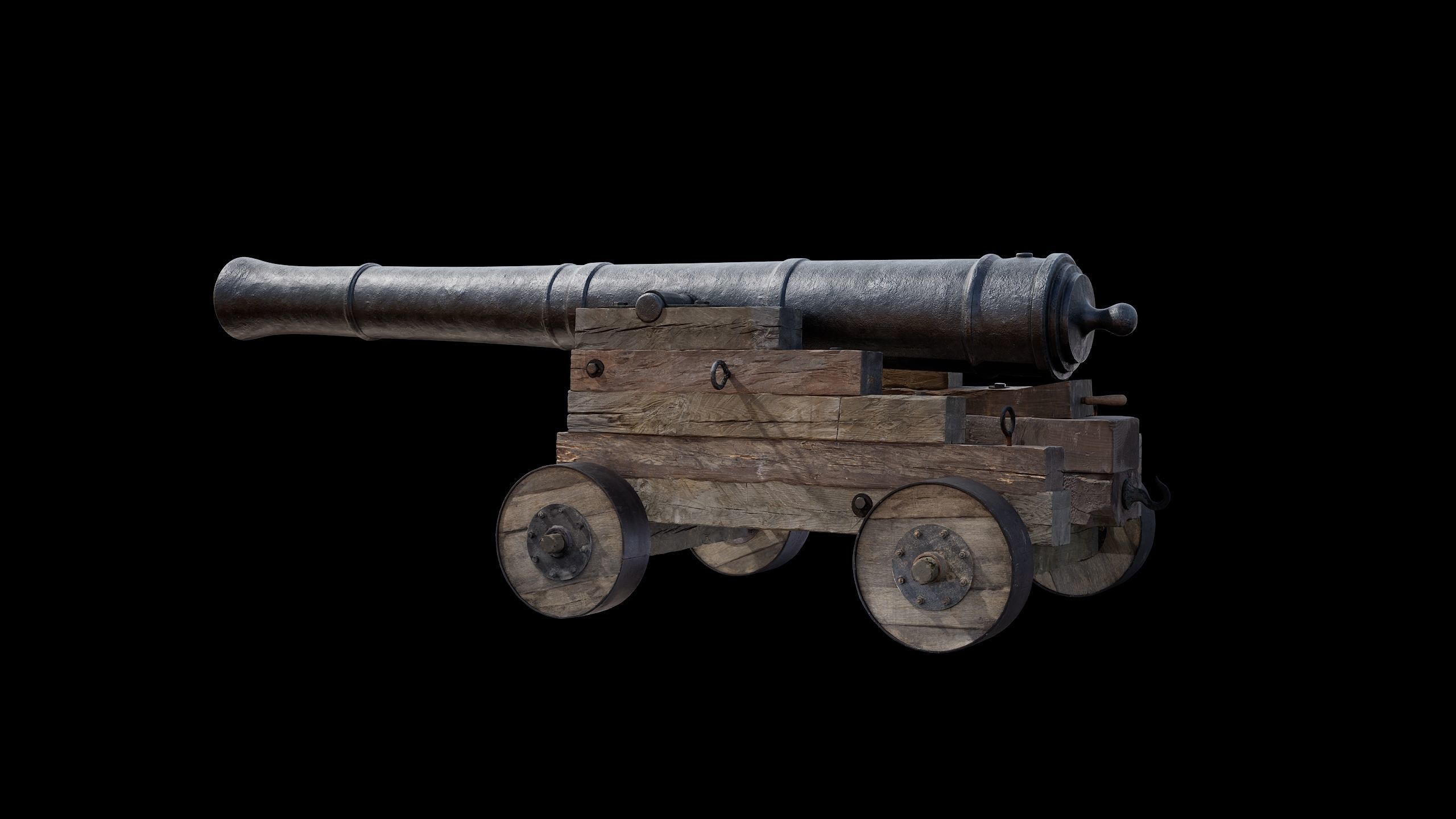 Cannon Naval 1 3D model_22