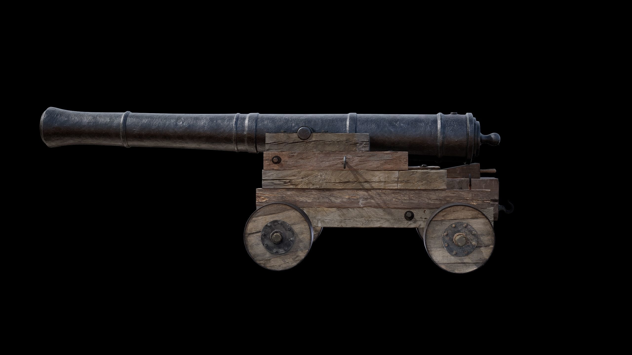 Cannon Naval 1 3D model_21