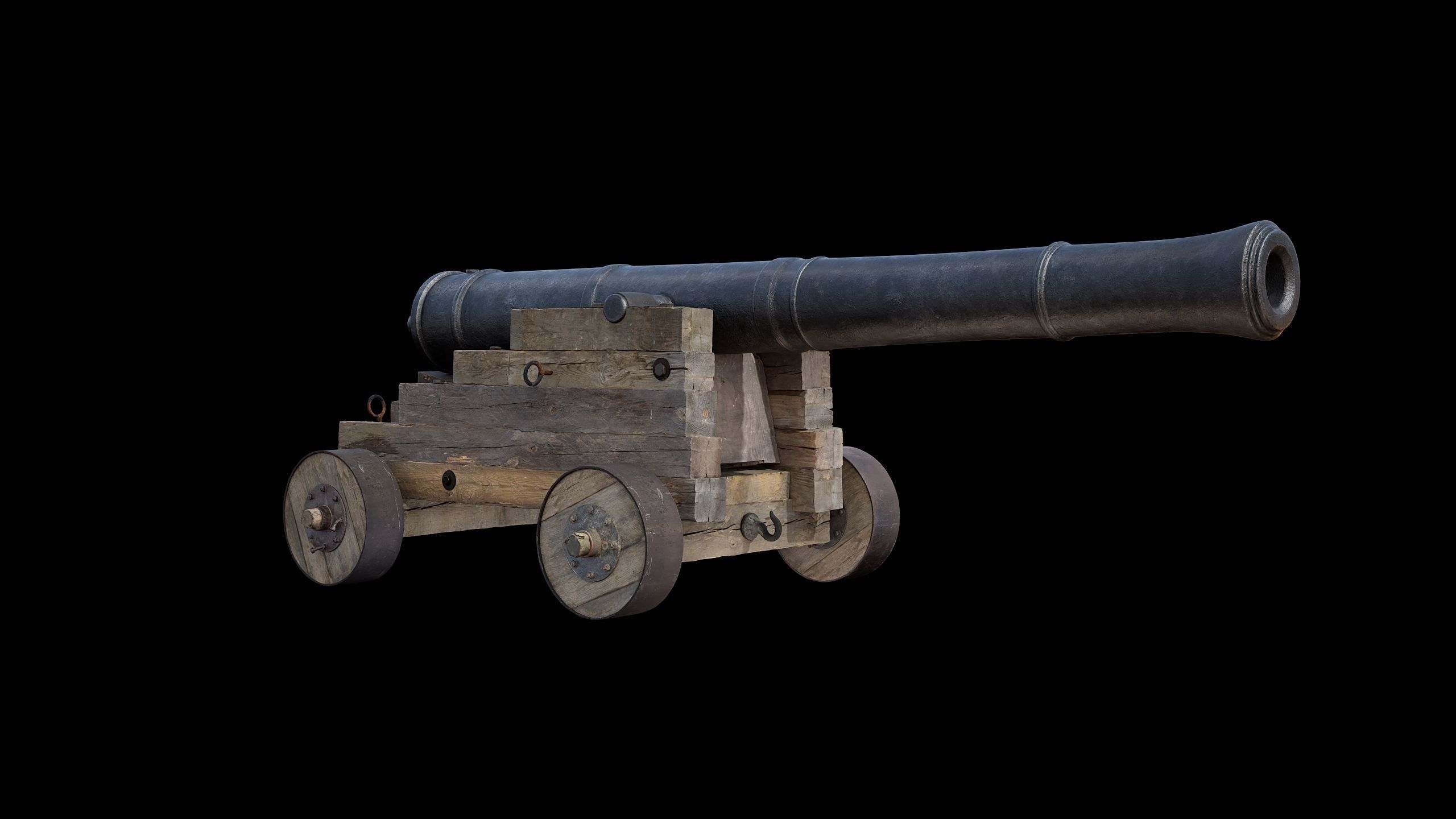 Cannon Naval 1 3D model_18