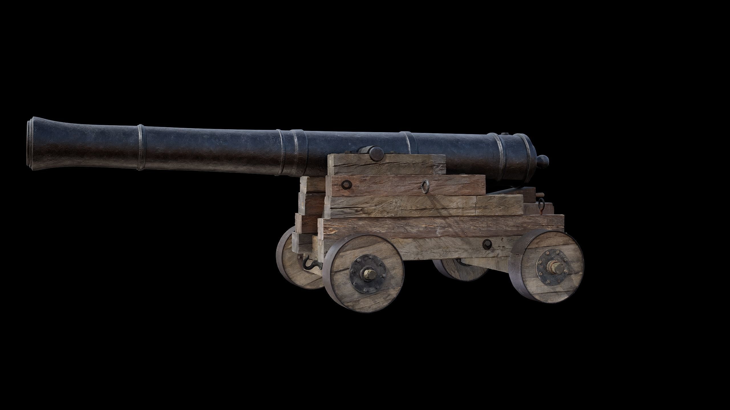 Cannon Naval 1 3D model_20