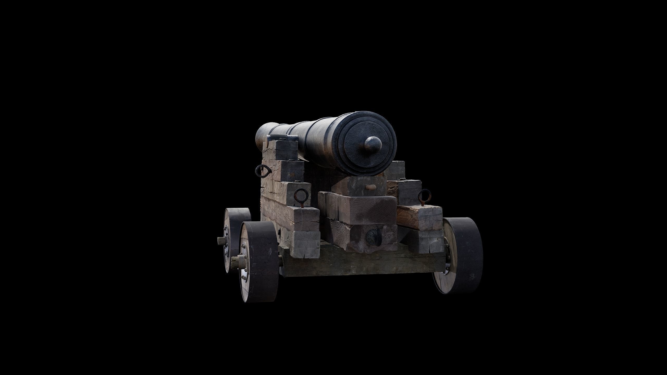 Cannon Naval 1 3D model_16