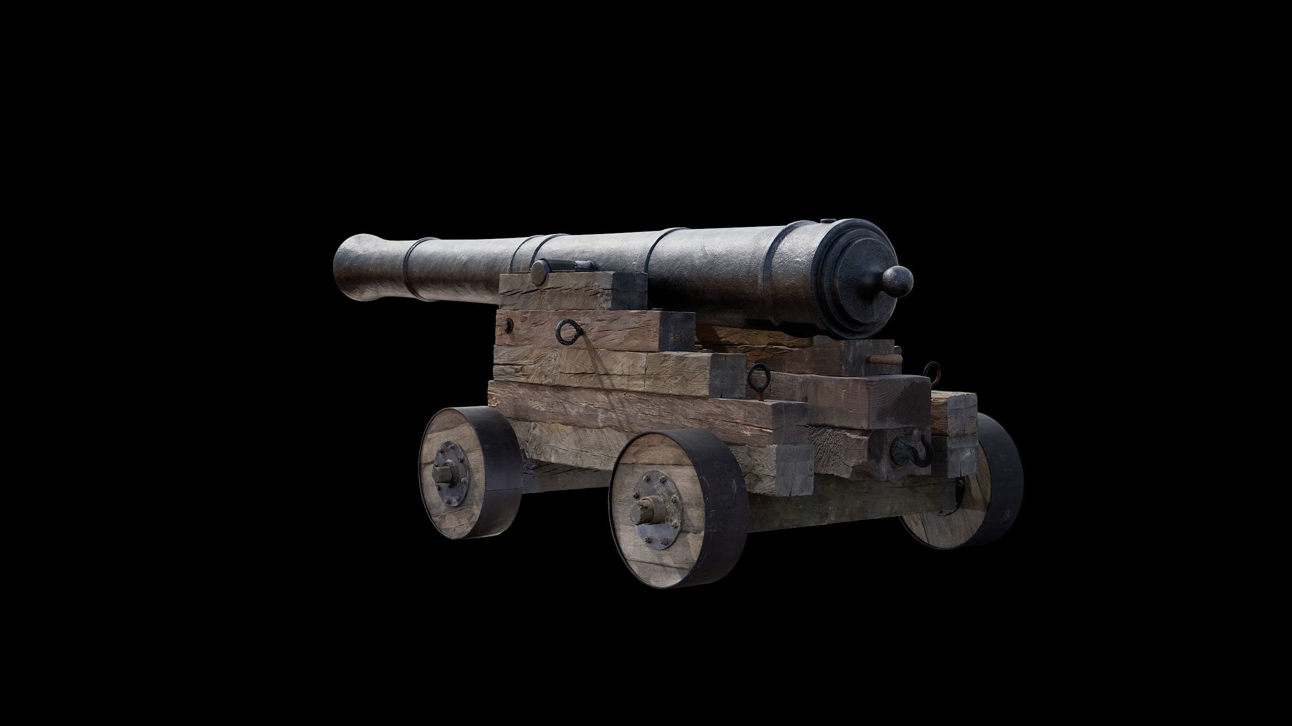 Cannon Naval 1 3D model_14
