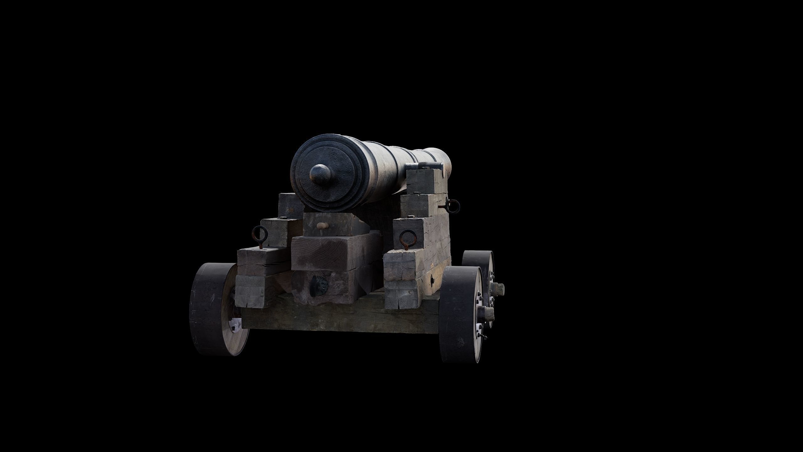 Cannon Naval 1 3D model_12
