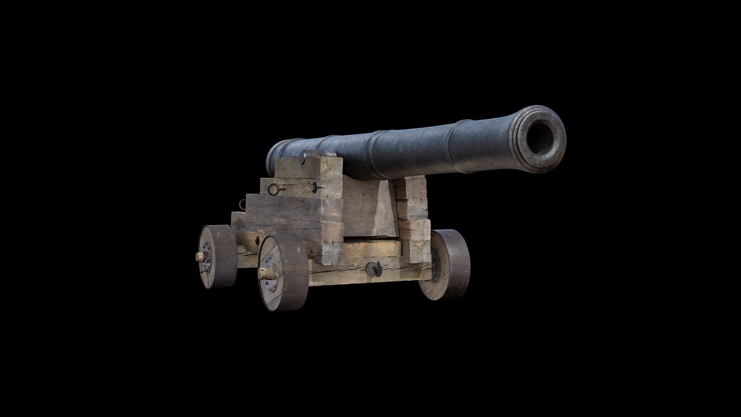 Cannon Naval 1 3D model_15