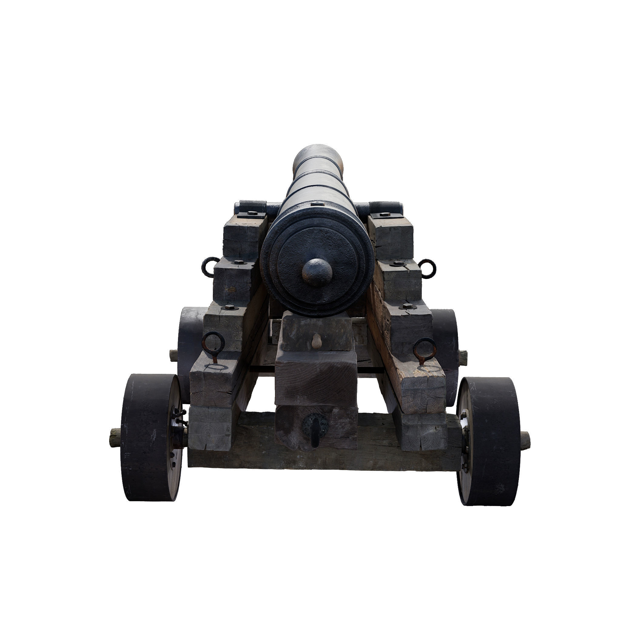Cannon Naval 1 3D model_3