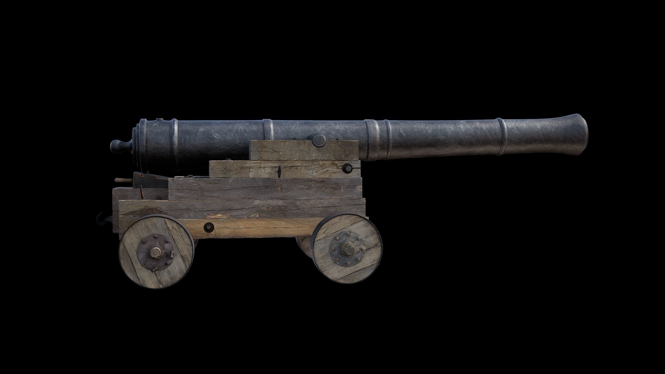 Cannon Naval 1 3D model_23