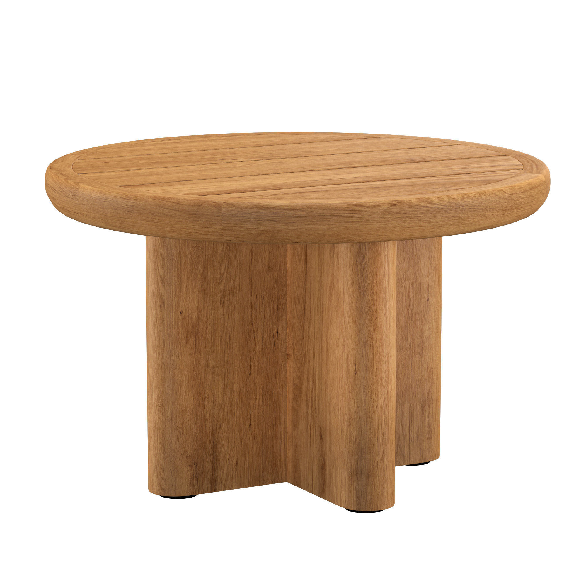 PALMA TEAK SIDE TABLE 3D model_1