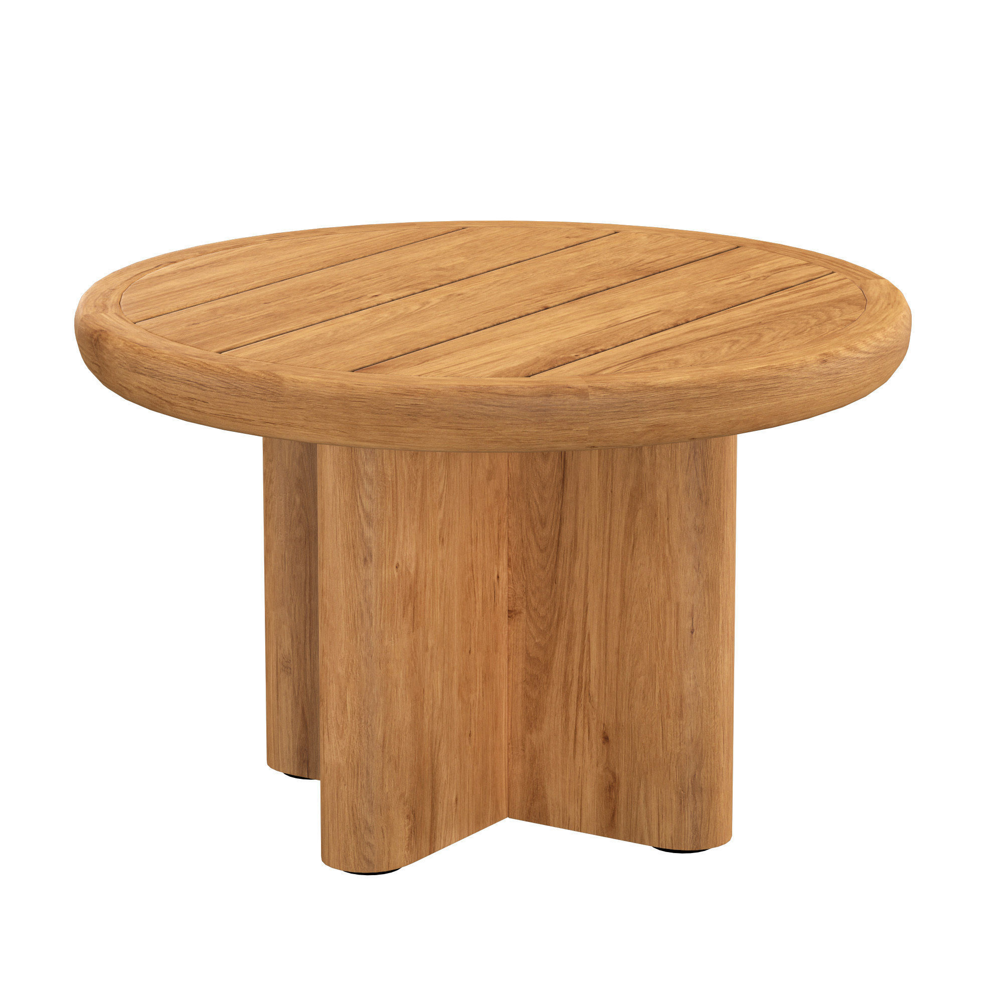 PALMA TEAK SIDE TABLE 3D model_3
