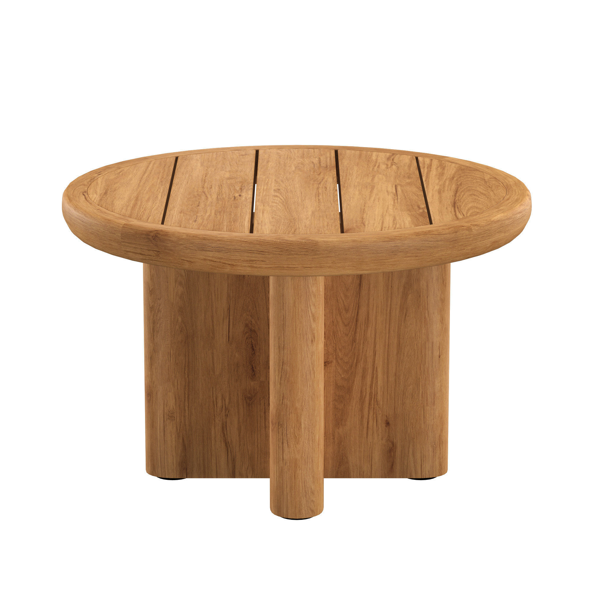 PALMA TEAK SIDE TABLE 3D model_2