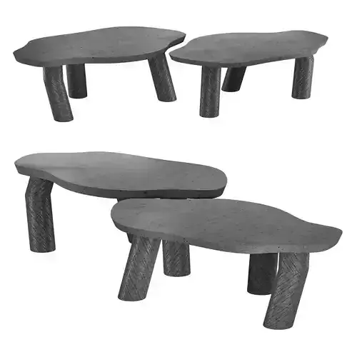 Concrete coffee tables
