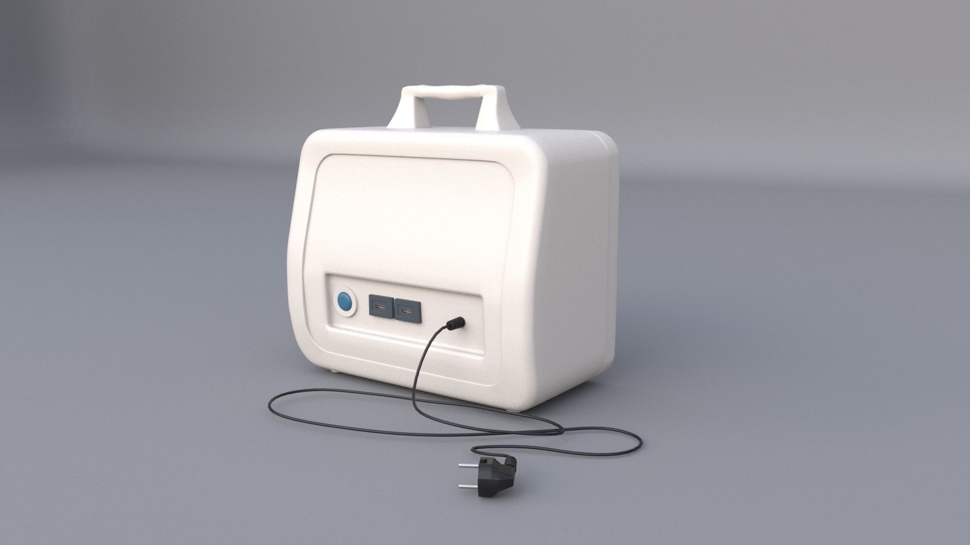 Patient Monitor 3D model_4