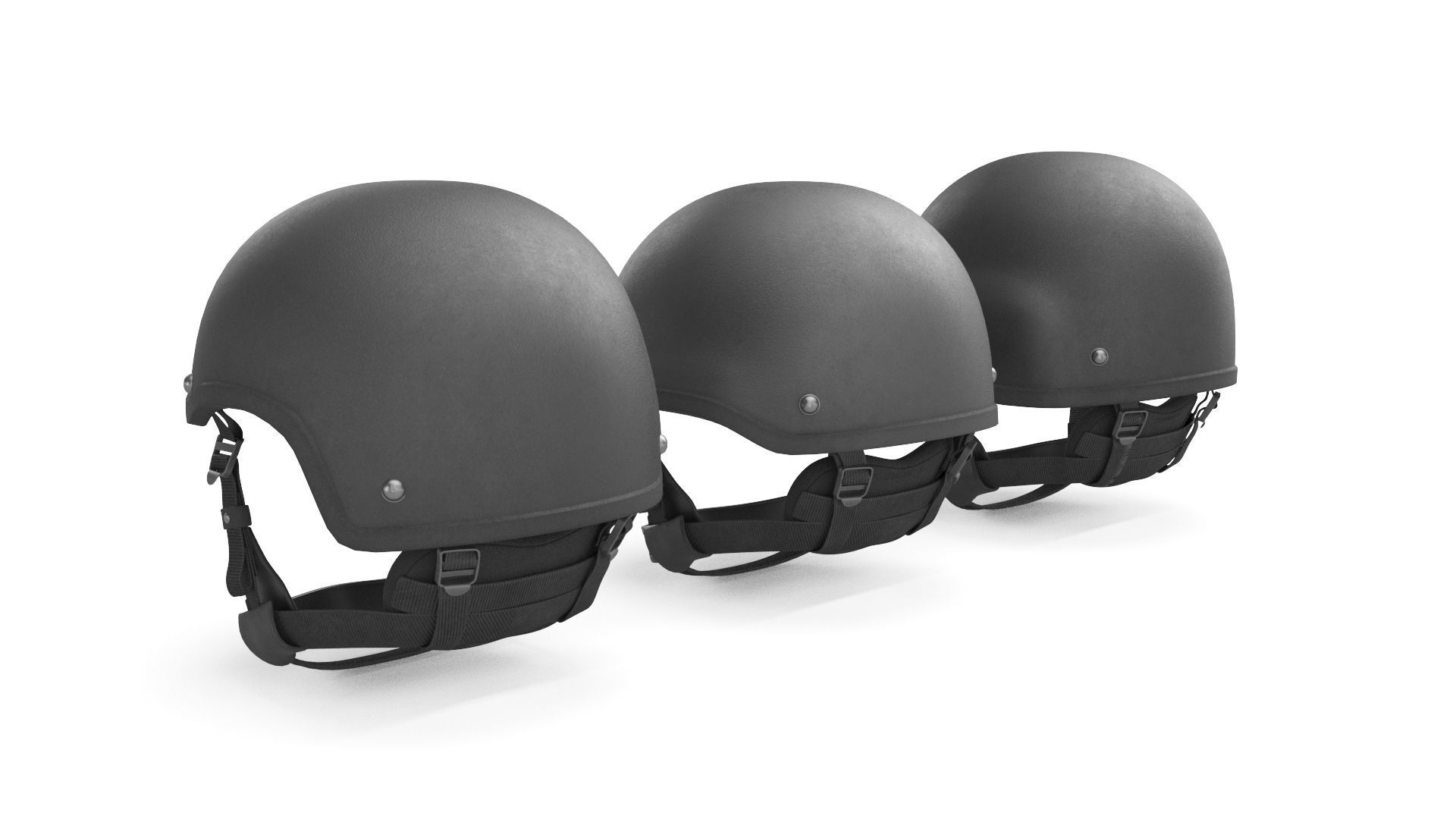 Tactical Ballistic Helmet SA-501 ACH 3D model_11
