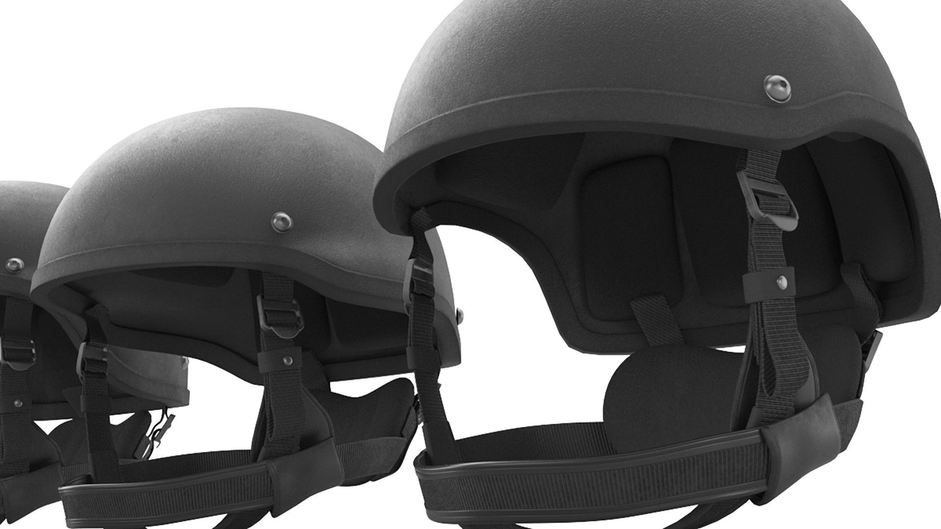 Tactical Ballistic Helmet SA-501 ACH 3D model_13