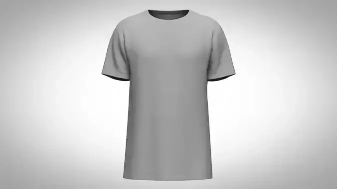 Premium Round Neck Tee Design CLO File
