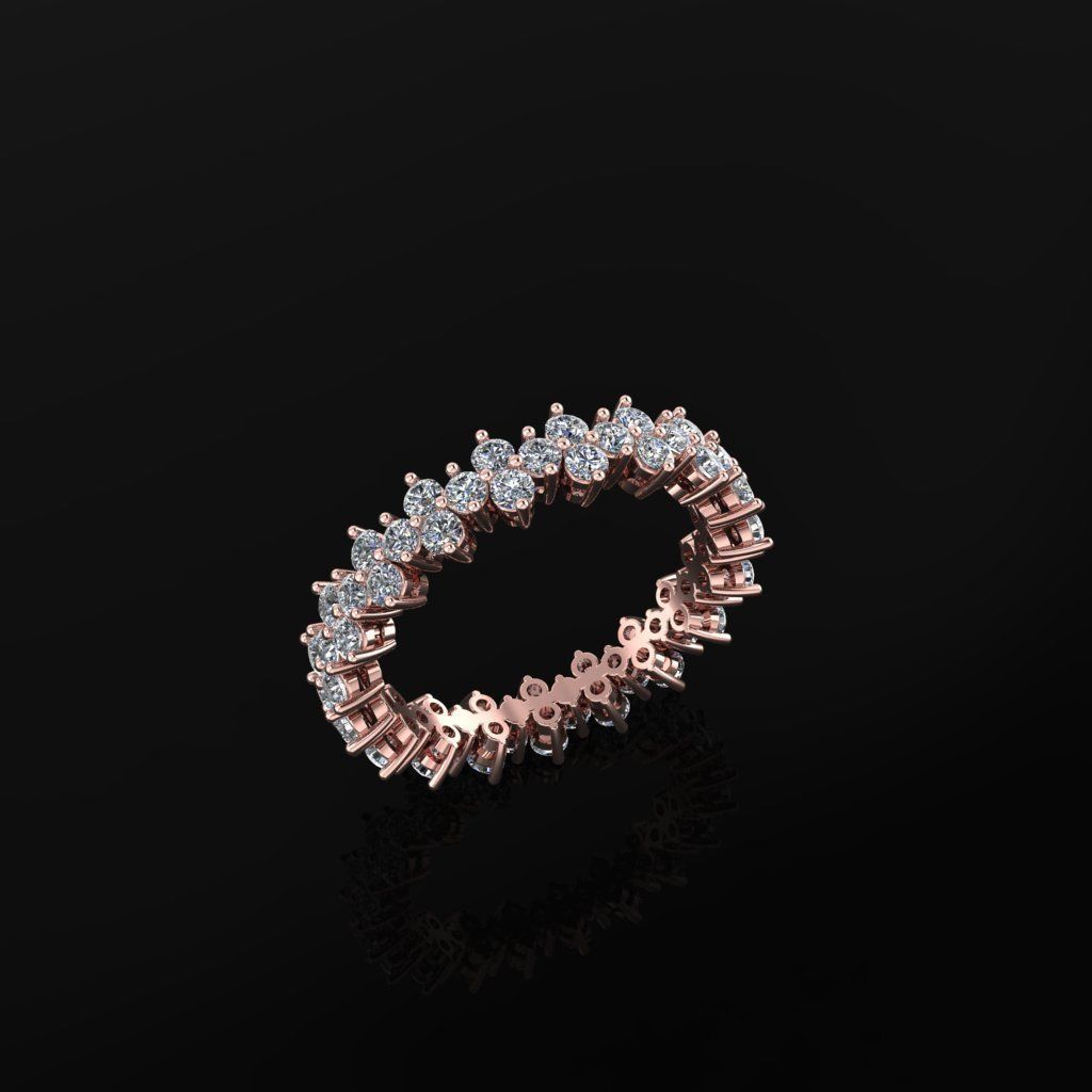 Women Ring 34 3D print model_2
