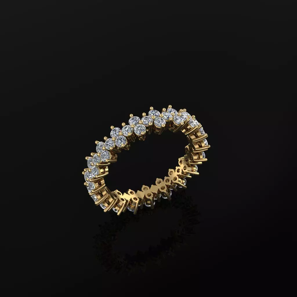 Women Ring 34 3D print model_0