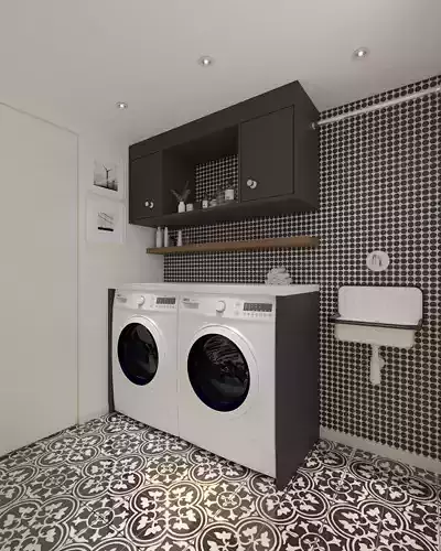 laudry room 3D model