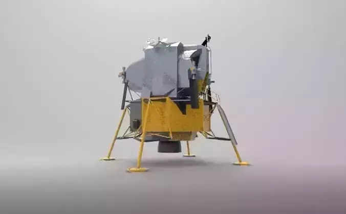 APOLLO LUNAR MODULE 3D PRINTED 3D print model