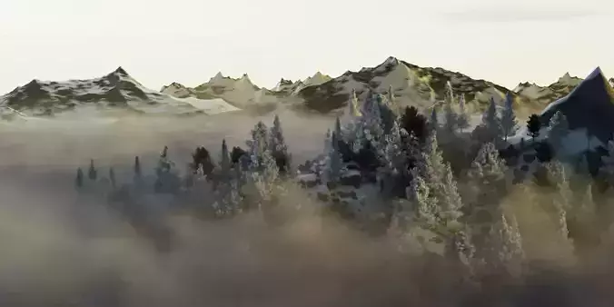 VDB Advection Fog - 399 Frames - Fade In 3D model