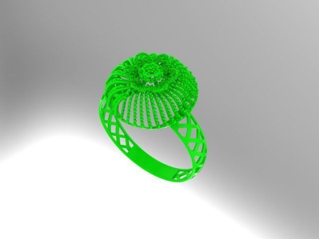 Gold Ring 10 3D print model_2
