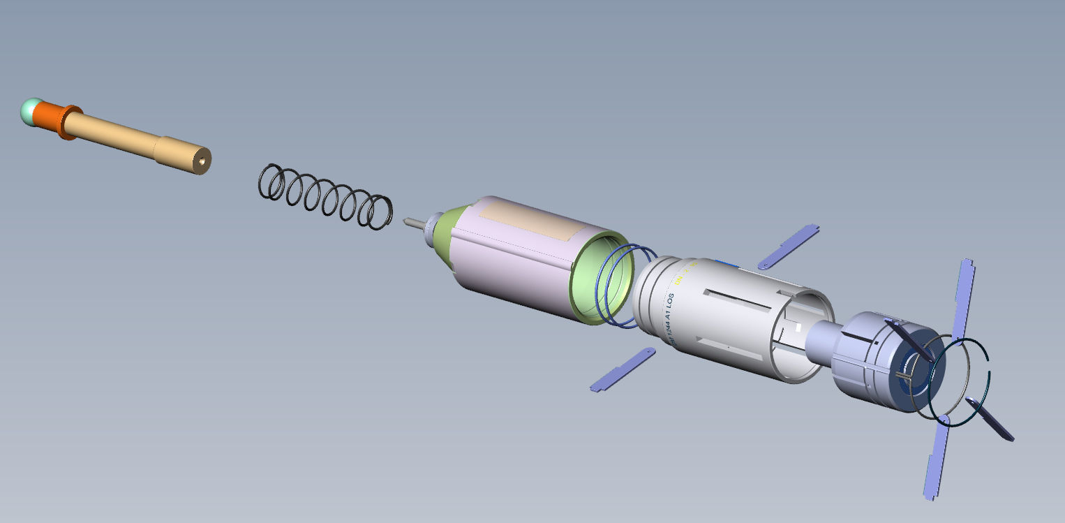 DM-1244  German Submunition Avia Bomb Anti Tank 3D model_12