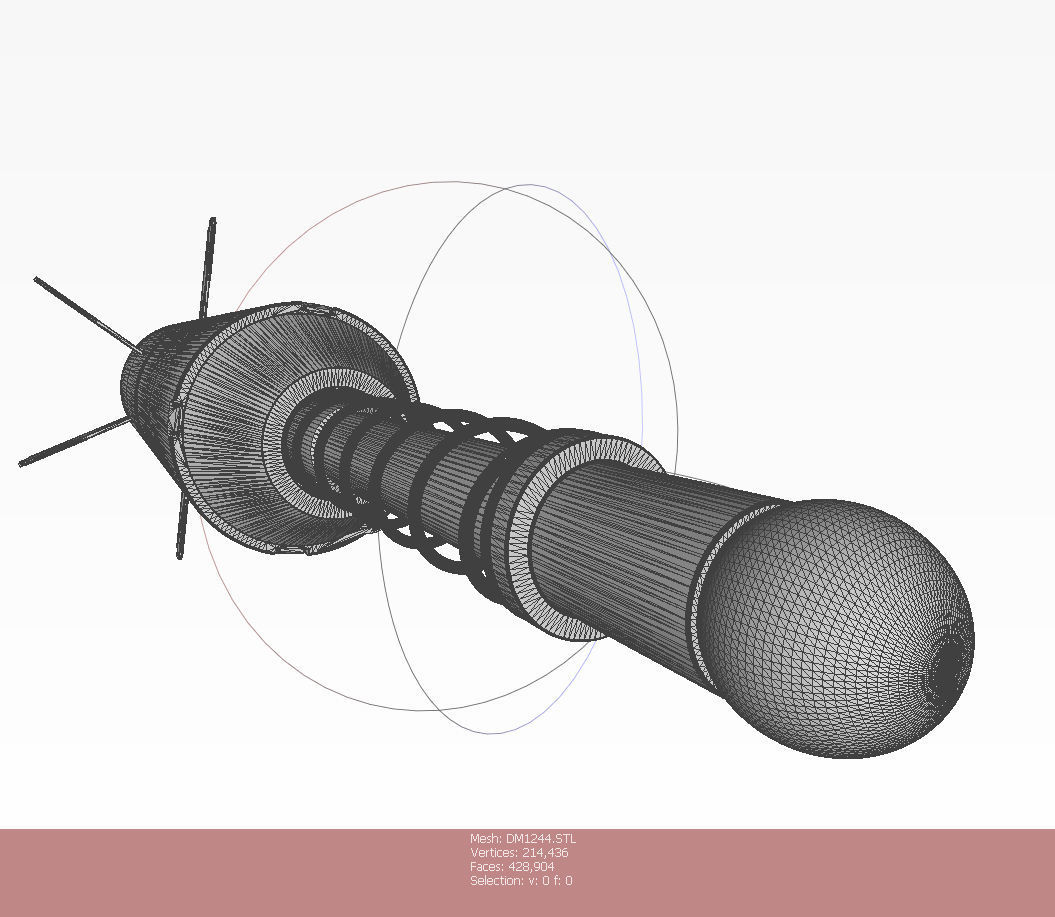 DM-1244  German Submunition Avia Bomb Anti Tank 3D model_18