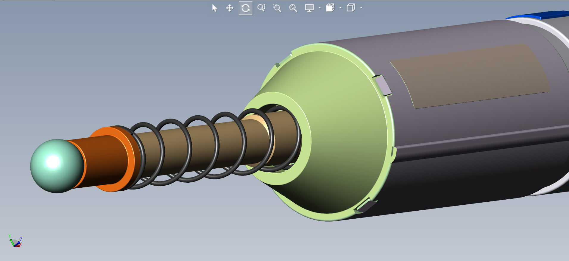 DM-1244  German Submunition Avia Bomb Anti Tank 3D model_8
