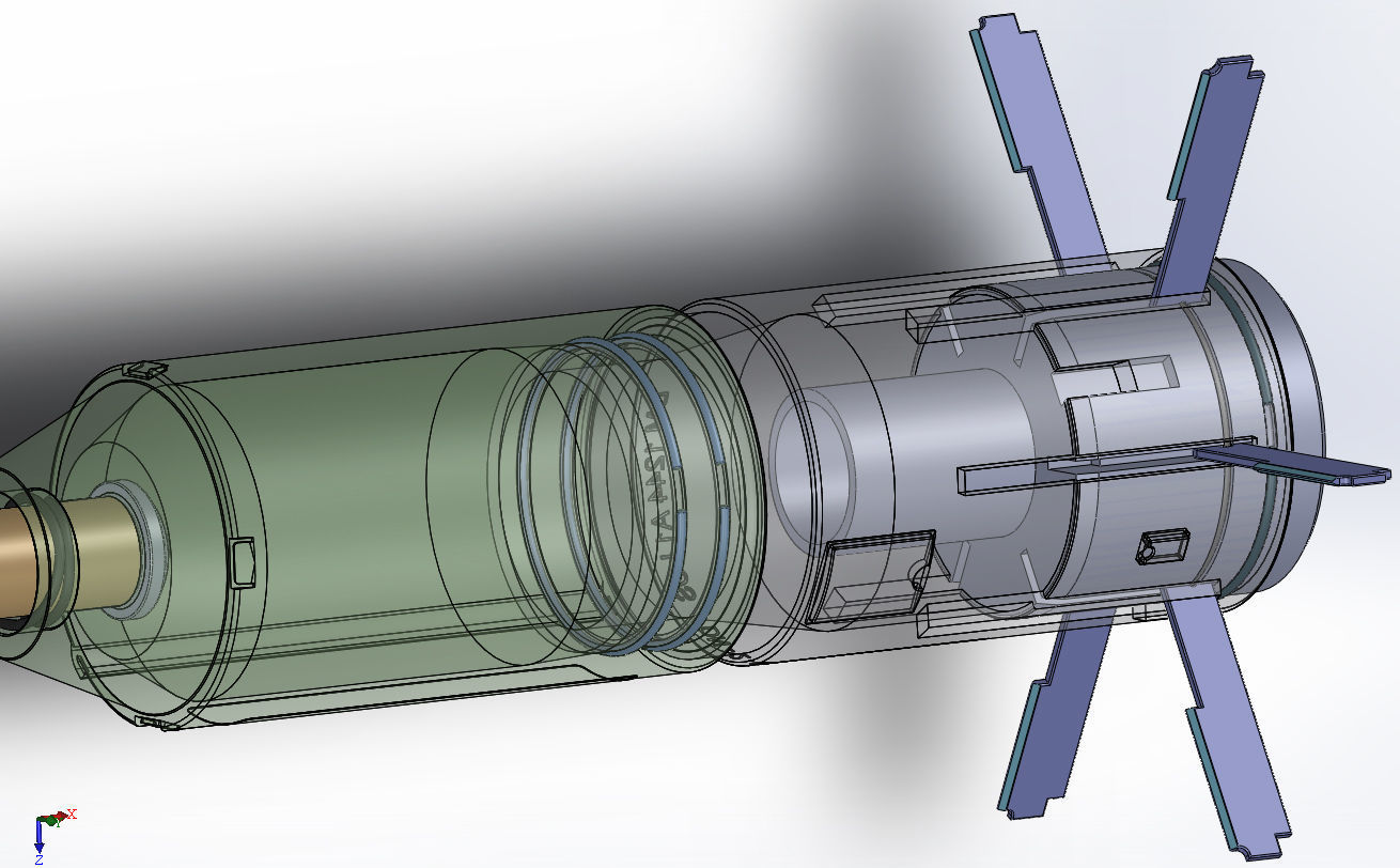 DM-1244  German Submunition Avia Bomb Anti Tank 3D model_3