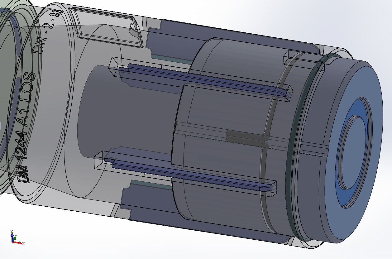 DM-1244  German Submunition Avia Bomb Anti Tank 3D model_5