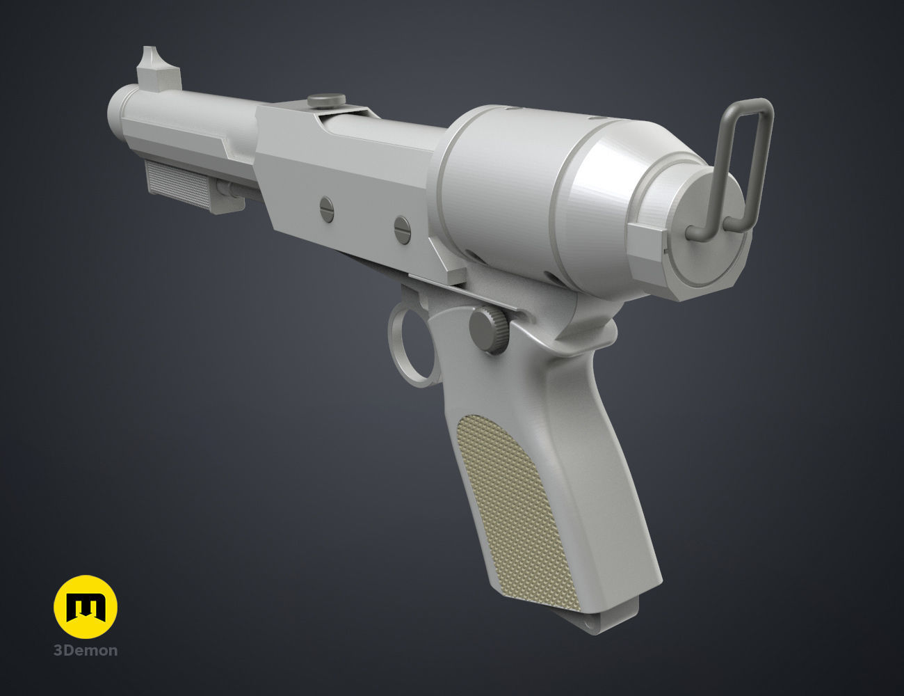 Lucy tranquilizer gun Fallout 3D print model_10