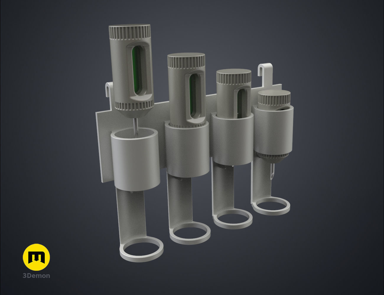 Lucy tranquilizer gun Fallout 3D print model_16