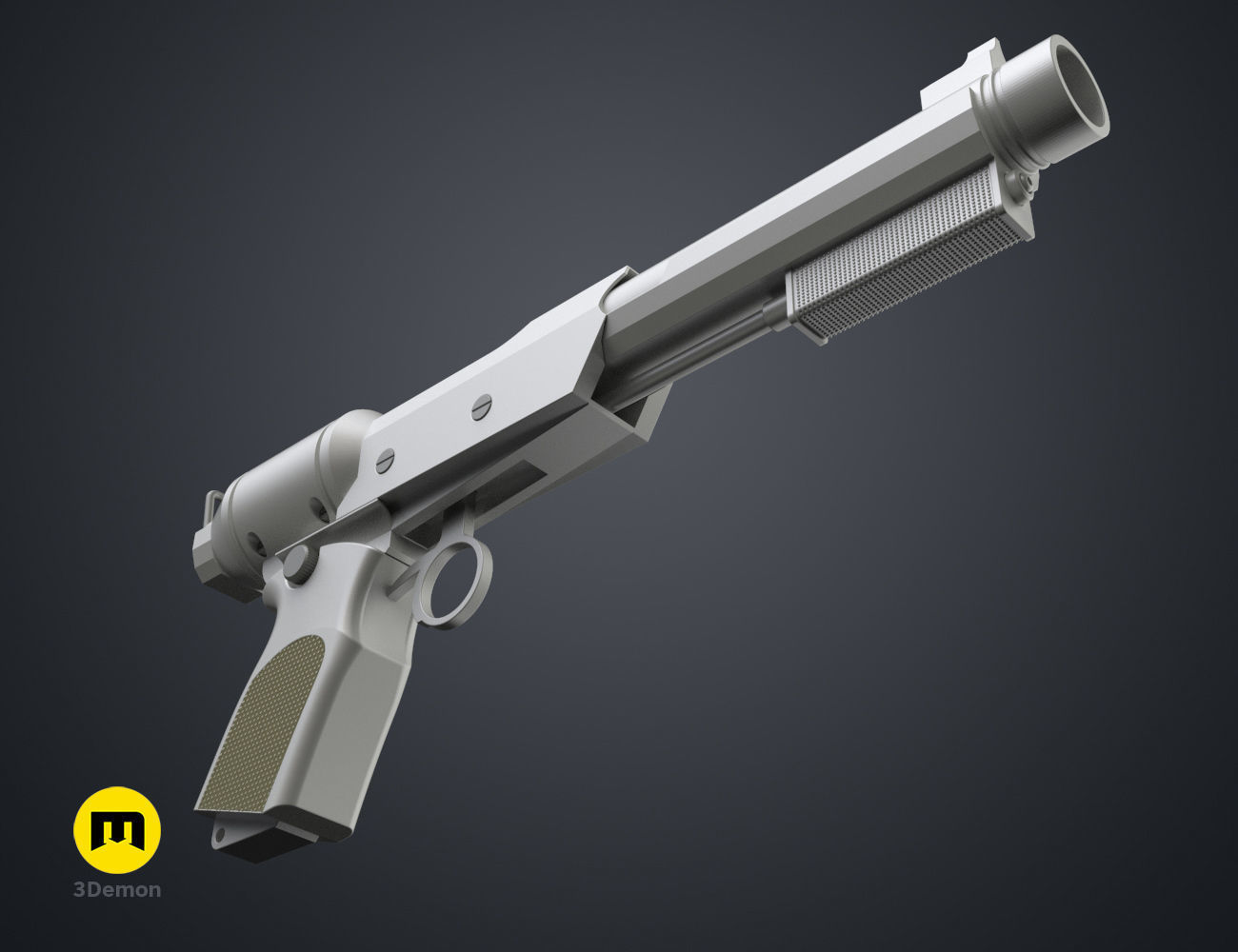 Lucy tranquilizer gun Fallout 3D print model_8