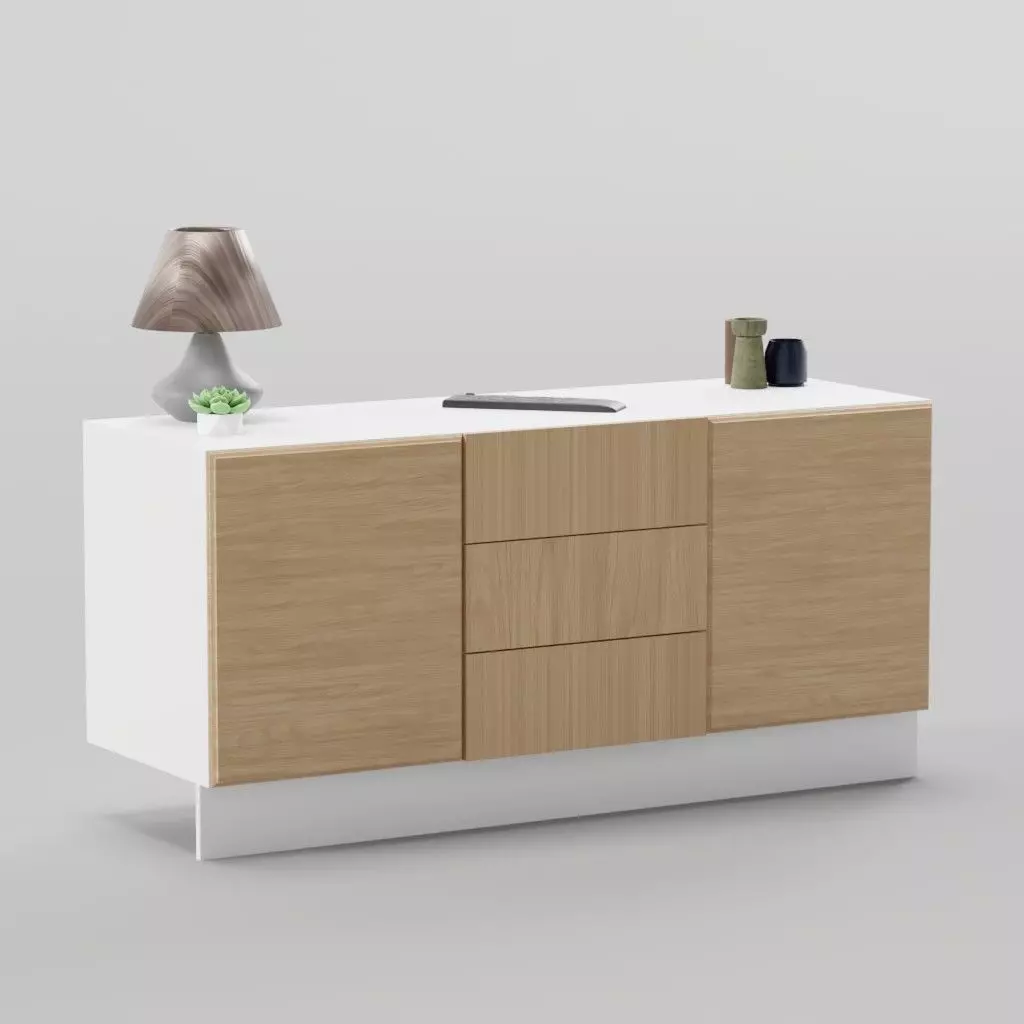 Serenity Sideboard Ensemble Free 3D model