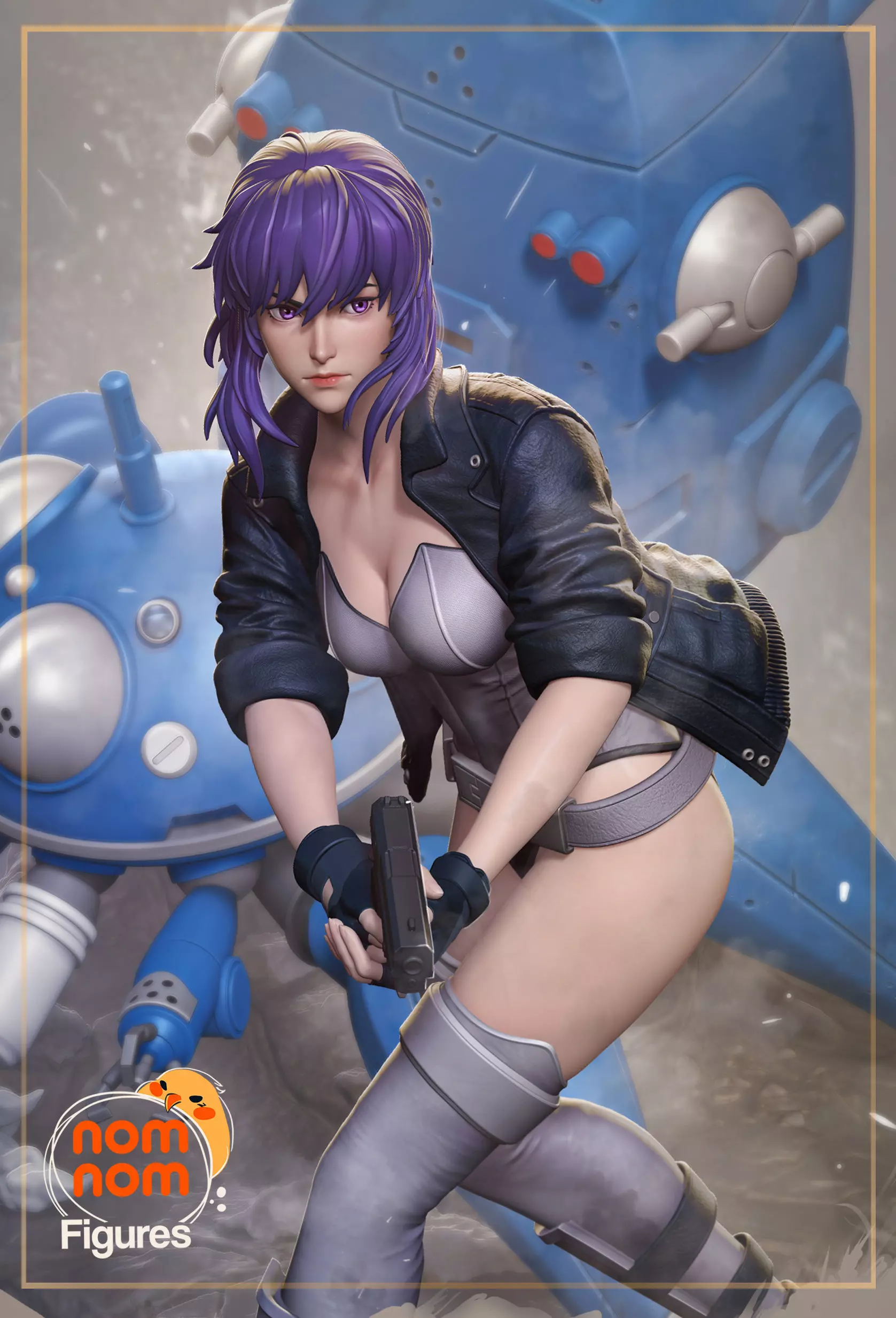 Motoko Kusanagi - Ghost in the Shell 3D print model_0