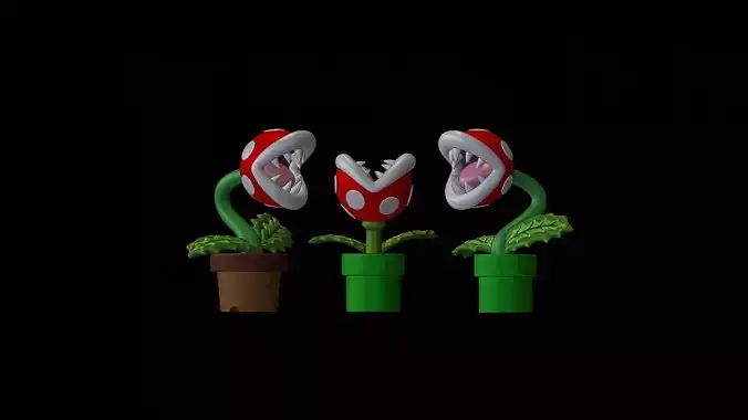PIRANHA PLANT SUPER MARIO