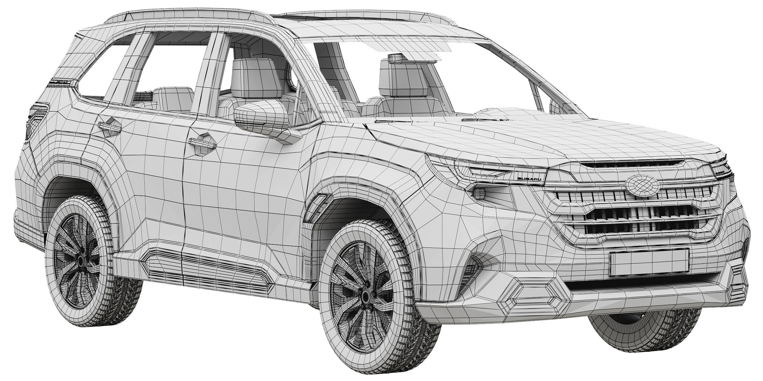 Subaru Forester 2025 3D model_14
