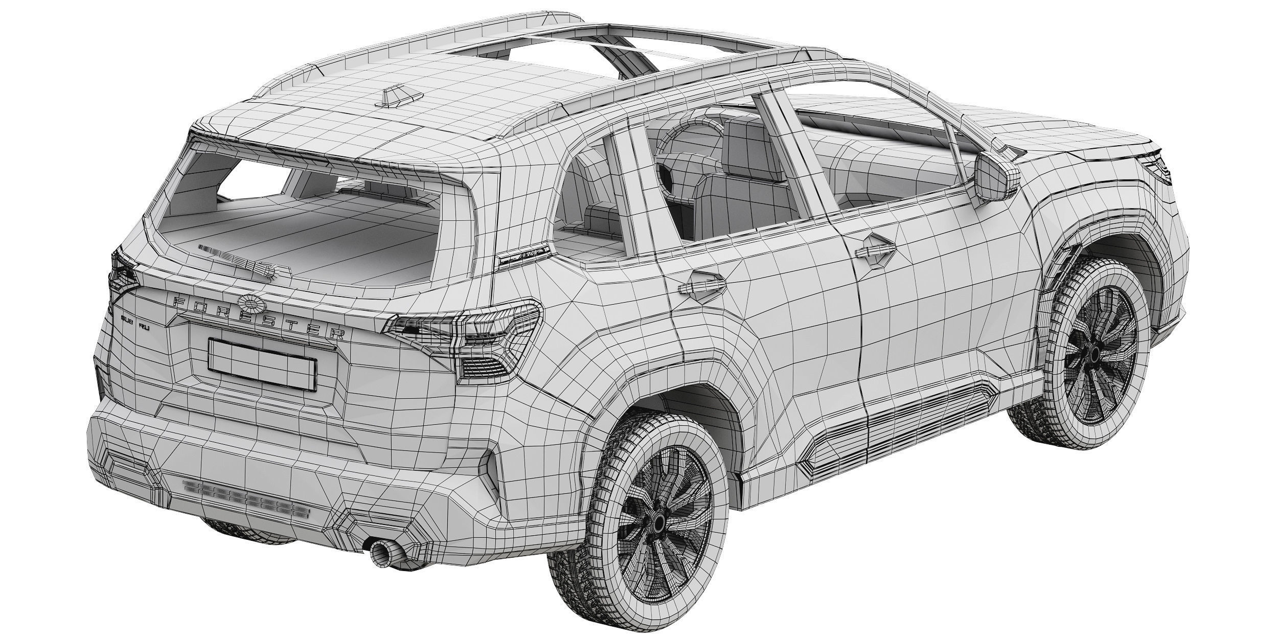 Subaru Forester 2025 3D model_17