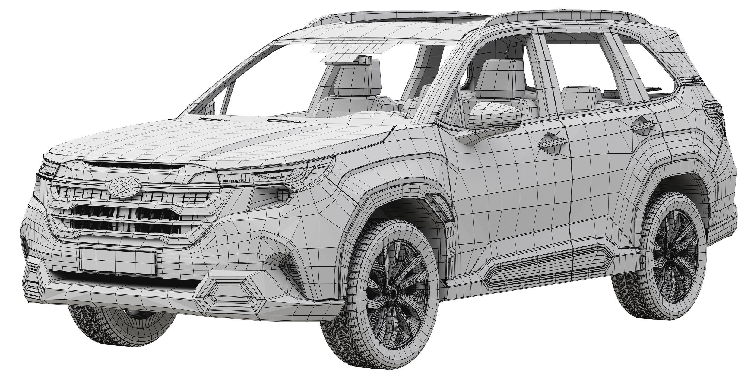 Subaru Forester 2025 3D model_13