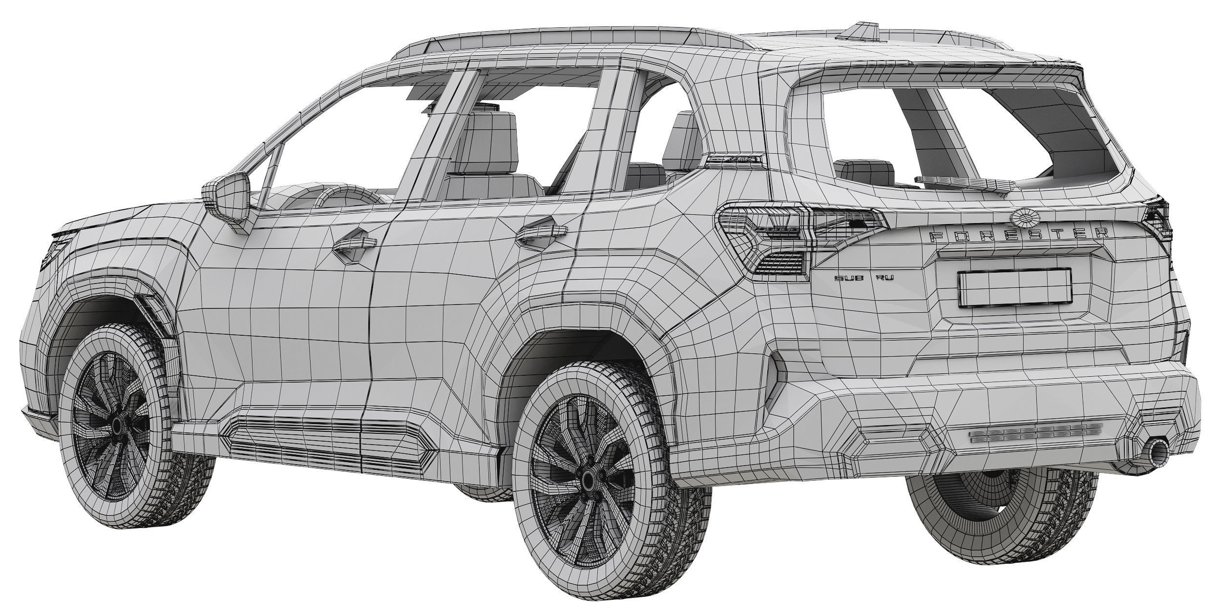 Subaru Forester 2025 3D model_15