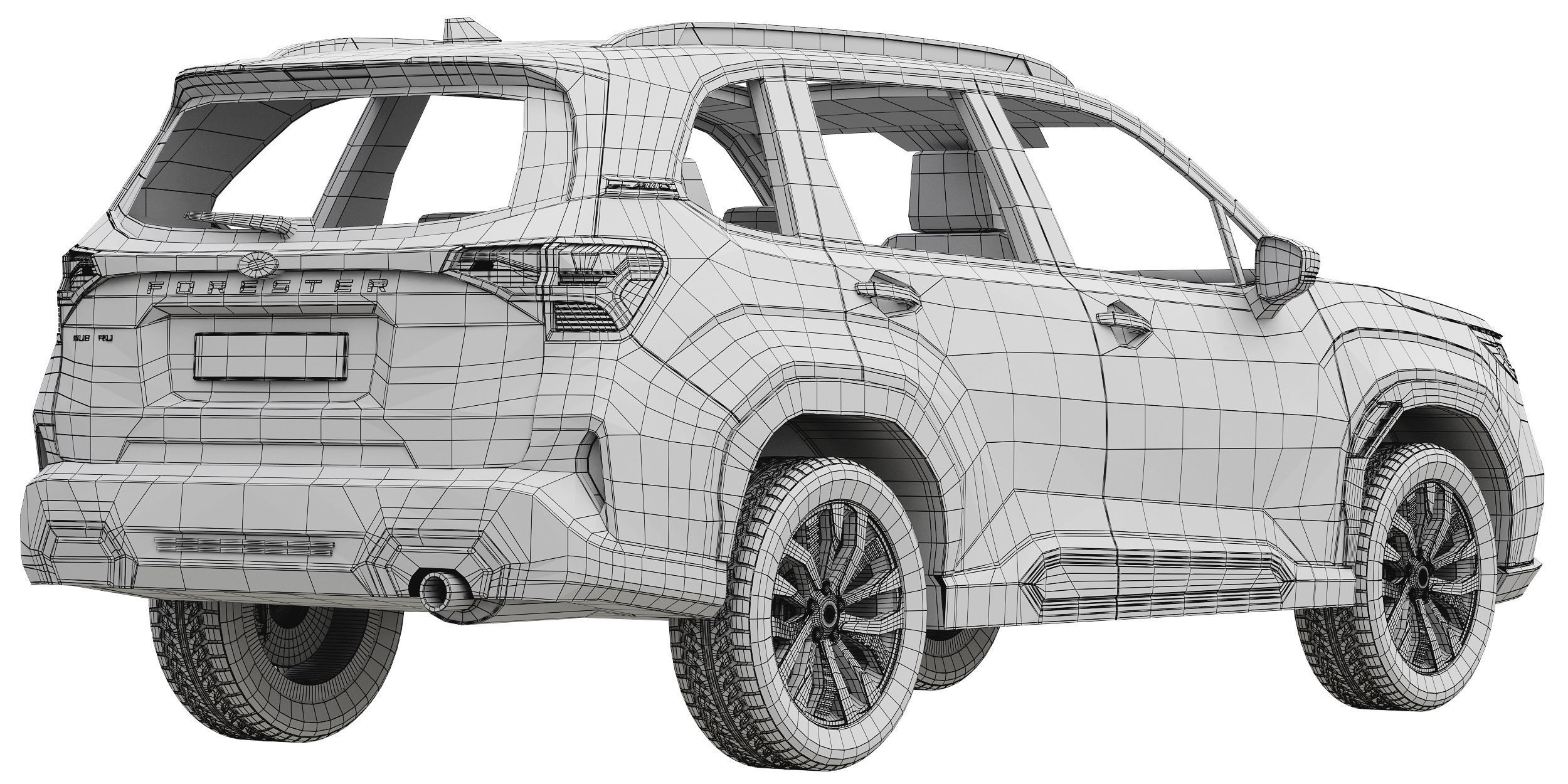 Subaru Forester 2025 3D model_16