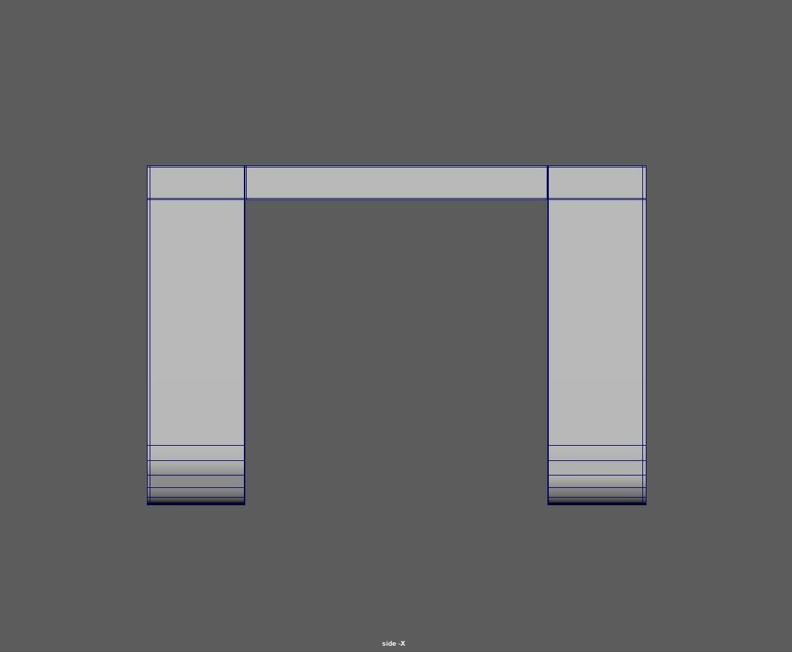 Outdoor End Coffee table Low-poly 3D model_13