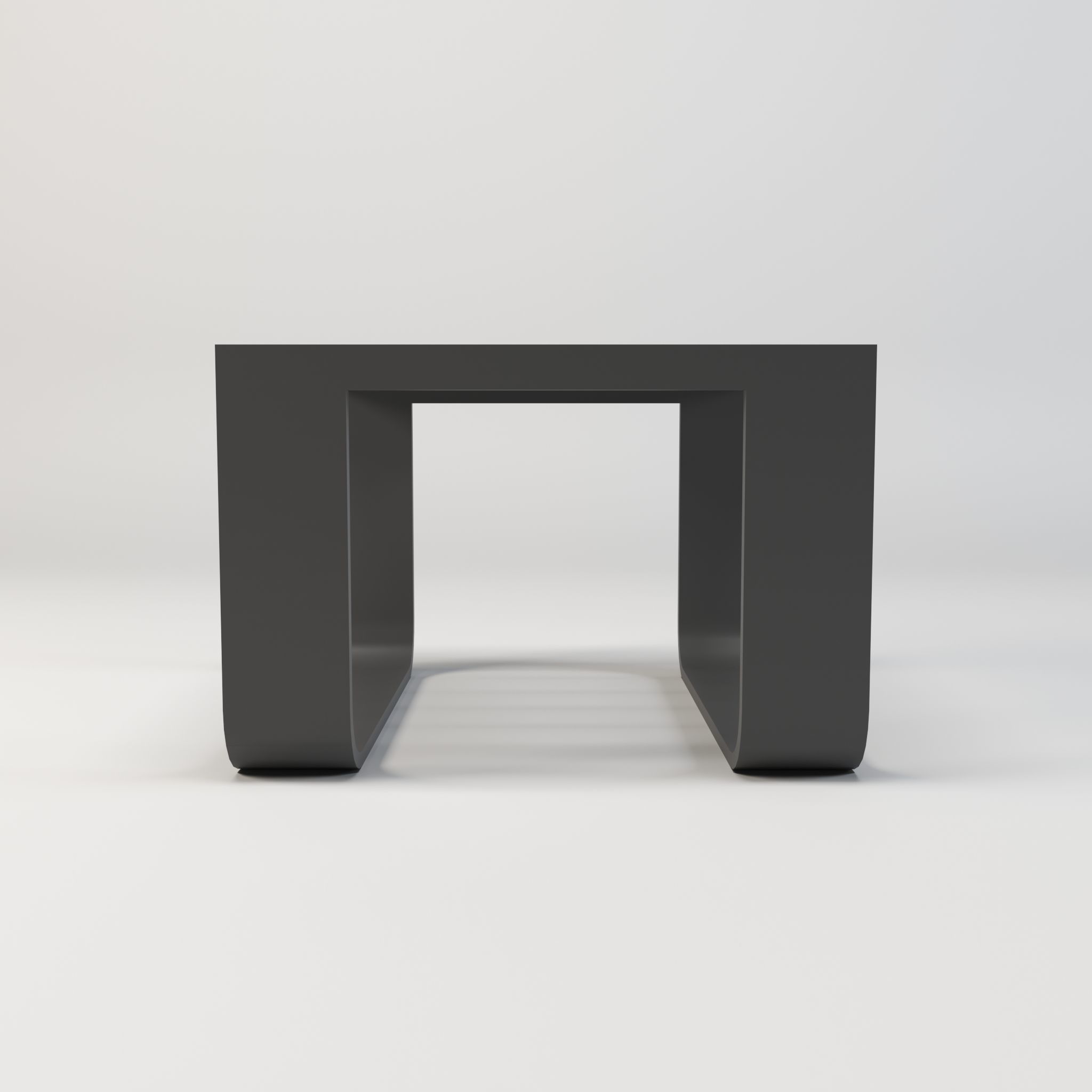 Outdoor End Coffee table Low-poly 3D model_2